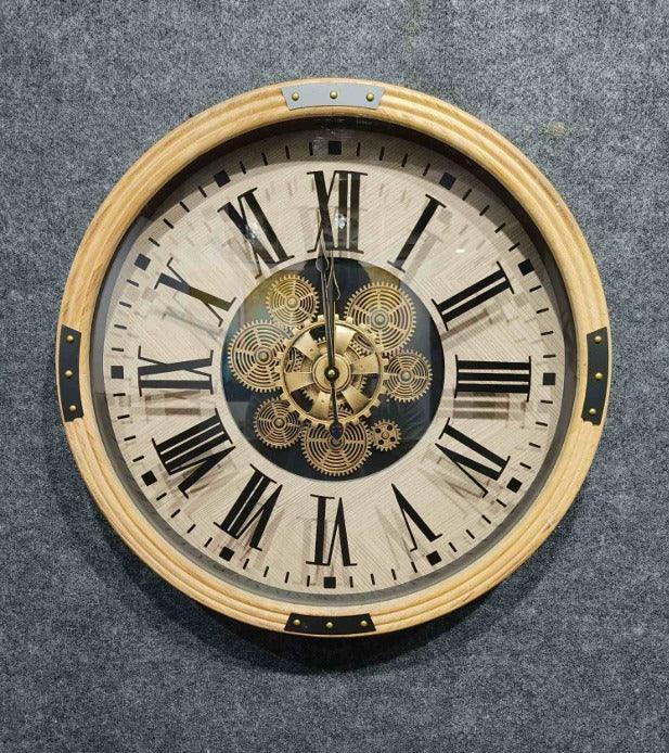 Royal Metal Gear Mechanical Clock Style 80